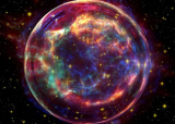 法国粒子加速器的实验探测了超新星的性质