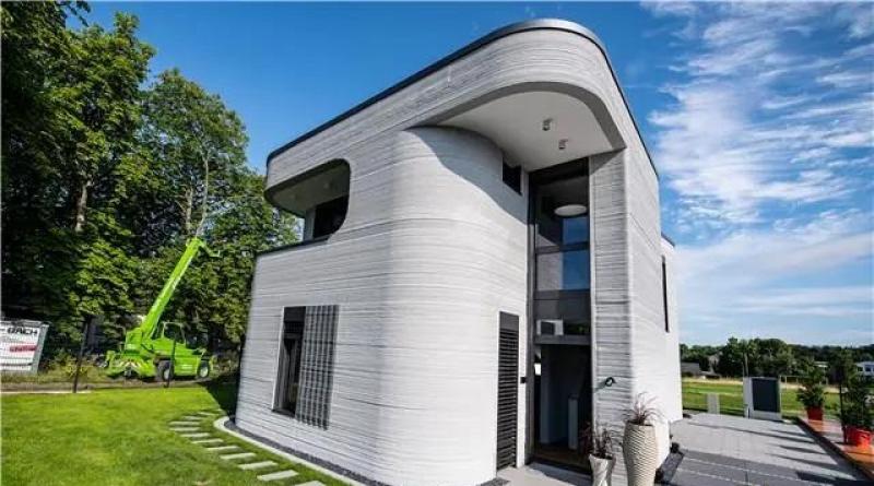 全自动建造效率高!德国首个3D打印住宅竣工