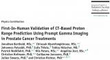 前列腺癌患者体内首次质子射程瞬发伽马成像验证