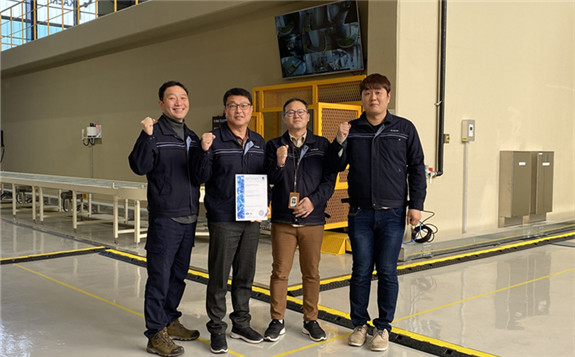 照片1。韩国原子能研究院先进辐射研究中心电子束示范研究大楼获得国际医疗器械质量认证。