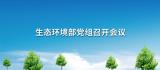 生态环境部党组召开会议，扎实推进核与辐射安全