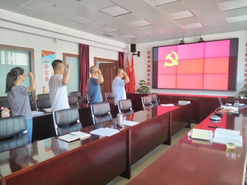 西北监督站第二党支部组织开展支部党员大会暨主题党日活动