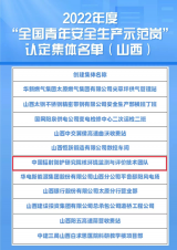 喜报！这个集体获评全国青年安全生产示范岗
