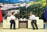 钱智民会见河北省沧州市市长向辉