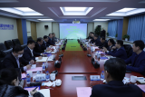 南华大学党委书记高山一行到中国同辐交流座谈
