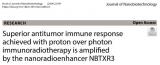 通过纳米放射增强剂NBTXR3，质子比光子免疫放疗获得了优越的抗肿瘤免疫应答