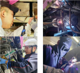 “人造太阳”SMSA标段首个扇段吊装入坑前焊接任务全部完成