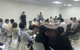 国家原子能机构国际合作司副司长申立新一行到访核工业四一六医院与中国-国际原子能机构医学物理师临床在职研修班学员座谈交流