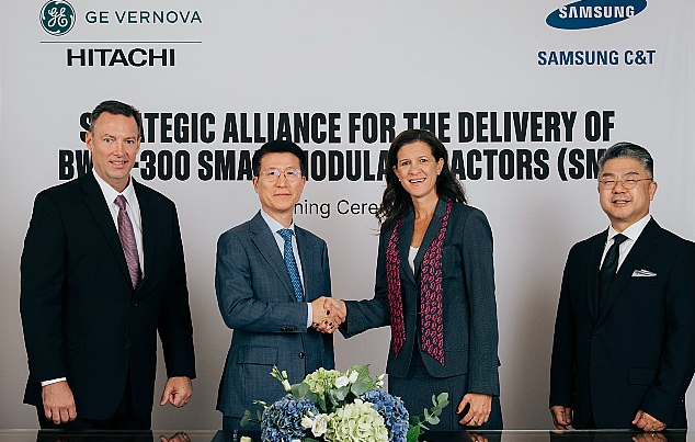 GE Vernova与三星物产共推BWRX-300小型模块化反应堆全球布局