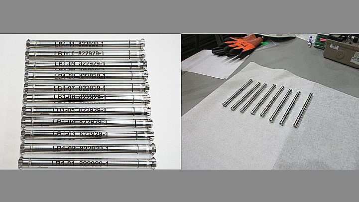 装有 Lightbridge 燃料材料样品的胶囊已准备好装入组件