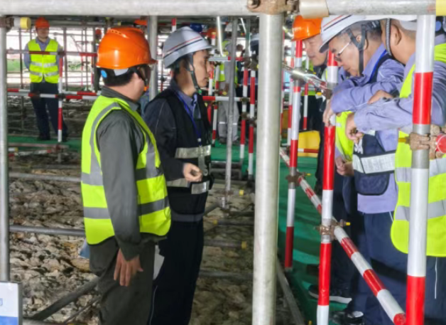 华南监督站开展防城港核电厂新机组基坑验槽监督检查