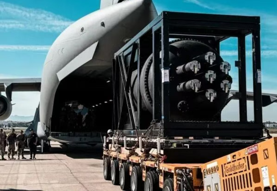 美国空军完成全球首次战略空运 微反应堆核技术展示新型能源投送能力