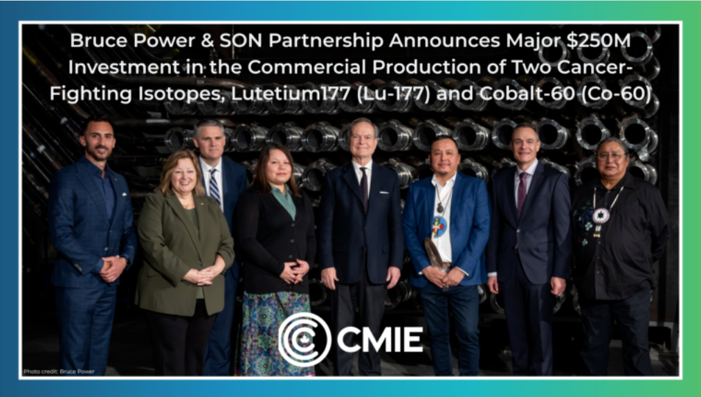 Bruce Power与SON联手，投资2.5亿加元生产抗癌同位素